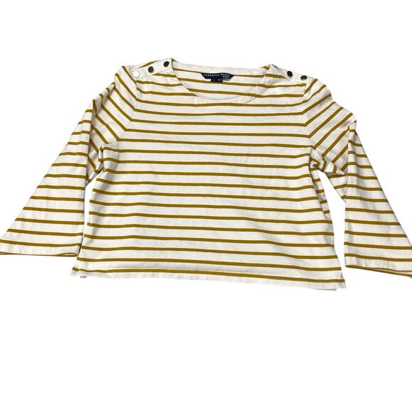 Veronica Beard Jeans Hovey Striped Top Long Sleeve Women’s X- Large - Picture 3 of 15